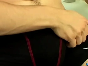 UndieTwinks: Bryce Corbin gets hot and wet in an obstacle shower space fully wanking hard korean office gay porn