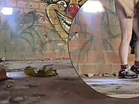 2 dilettante boys caught having quick lark in an dissolute building korean group gay porn