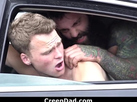 Step Daddy Teaching His Stepson Culpability anent Drive a Car - Creepdad hot gay male porn videos