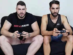 Straight friends betting on the playstation china delivery gay porn