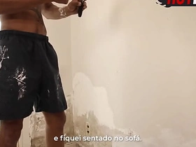 Dando o cu pro pintor da obra! hot gay asian muscle porn