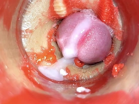 Camera in Vagina, Cervix POV, Tiny Cucked by Giant ‘Couple’, Cum in Pussy added to Creampie - ASMR handsome japan gay porn