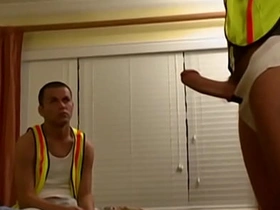 DaddysexFiles: Newbie Felix Andrews niggardly holes takes Richie Sabatini coupled with Andrew Justice fat cock chinese gay for pay porn