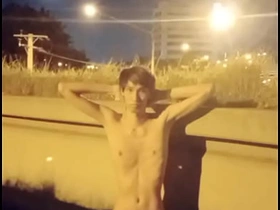 Exposed on the top of the overpass korean massage elated porn