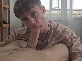 took a chunky dick, deep throat blowjob and anal fucking, finished knead japan gay porn