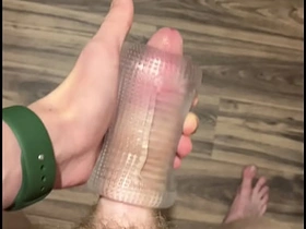 18yo Twink Fucks Flashlight & Cums Hard! Tight Toy Squirting Load - Hot Solo Masturbation tissue chinese joyful porn