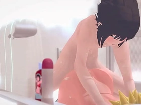 Naruto Yaoi -Sasuke fuck Naruto in bathtube - Asian Japanese Manga Anime Hentai Gay Porn hot bi gay porn