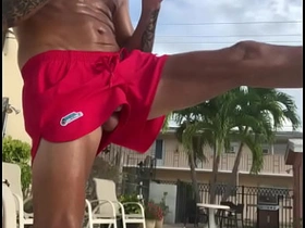 DICK POPS OUT OF SHORTS BY ACCIDENT hot cute teen gay porn