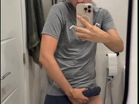 bisex fella showing absent big cock together with busting a socking load hot gay porn william seed