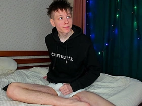 Non-Stop Precum Drip 18yo Undernourished Twink Finally Bursts hot well-pleased vr porn