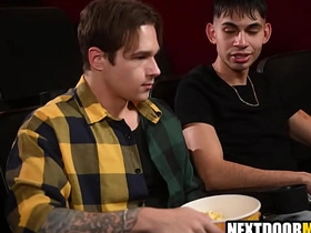 Closeted guy hookups with gay suitor in cinema korean gay porn videos