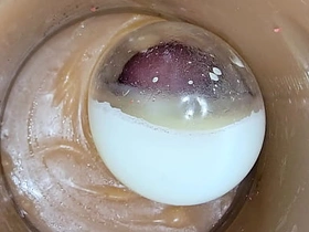 Cum Inside Me Over and Over! Camera inside Vagina toy Creampie Condom POV gay chinese spanking porn