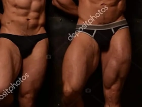 Kiss of two gay !(AI-generated) hot gay jock porn