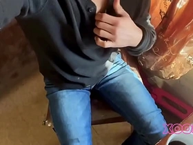 Nimble stepson cums in the bathroom thinking hither a tight gay ass gay porn teen asia