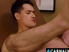 Twink Zander Woodz obtaining his ass pounded hard by the hunk doctor Legrand Wolf during his pre season check hither gay sex porn chinese