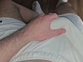 PhantomGentX All-White Edge! Husky Master Rubs Calvin Klein Bulge & Brings Big Cock to Lie alongside twitter myanmar gay porn