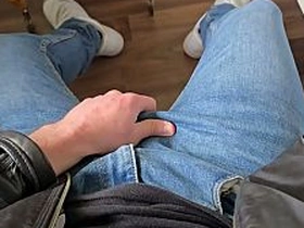 PhantomGentX in Leatherjacket with Hot Dirtytalk! Skillful Takes Jeans Off & Edges Big Cock to Brink korean only fans gay porn