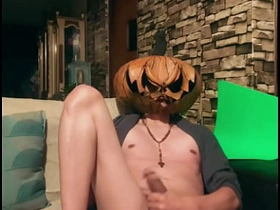 Happy Halloween Pumpking king Big Cock Vergon Corneador pide ofrenda a sus fieles seguidores gay porn stars hot