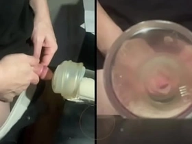 Pissing in a fleshlight helped by a friend POV taiwan gay porn mandate
