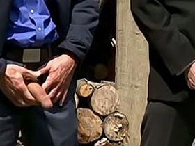 DaddySexFiles: DILFs David Anthony And Troy Daniels Hardcore Outdoor Ass Pounding hot gay porn kissing