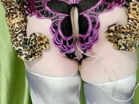 [EroNekoKun] - Cute Catboy almost new butterfly's Panties try selection anal cat Tails, masturbate coupled with great cum with Moans gay chinese hunk porn