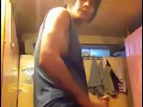 Asian Jerking Off gay porn korean dildo