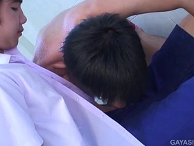Asian Twinks Gab and Game Bareback Fuck china gay boys porn
