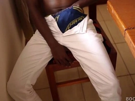 baneful African Twink Kalem Jerks Off hot gay porn baneful