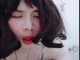 asian shemale maid masturbate in the matter of unvaried with big dildo taiwan daddy gay porn