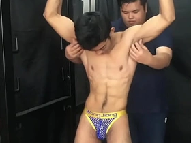 Asian tickle boy hot gay group porn