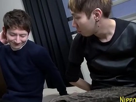 Sucking asian twinks bonk chinese trainer gay porn