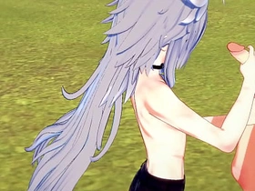 Genshin Impact Yaoi - Razor Handjob and fucked by Diluc - Japanese Asian manga anime game porn gay japan model gay porn