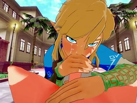 Zelda Genshin Impact Yaoi - Link x Tartaglia POV Handjob Blowjob and Fucked - Japanese asian manga anime game porn gay hot gay porn bottom