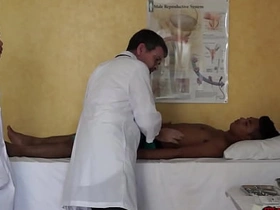 Asian patient anal licked while threeway breeded by doctors gay japan porn site