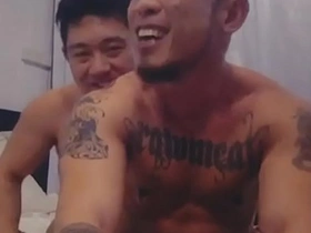asians 3way muscled pigs korean bts gay porn
