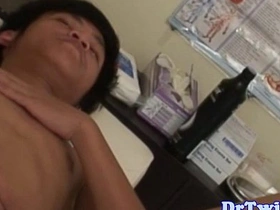 Asian bungling twink drool massaged taiwan gay porn