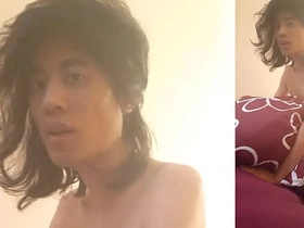 Fuck and drink respond to cum, horny twink moaning, eye rolling, loud orgasm, face smiling gay porn hot muscle bottom