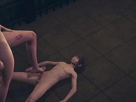 Genshin Impact Yaoi - Venti Blowjob and Footjob - Sissy crossdress Japanese Asian Manga Anime Game Porn Joyous gay chinese twinks porn