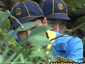 Skinny Asian scout enjoys outdoor sex after blowjob ai hot delighted porn