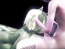 Furry Yaoi - Two cats sex in masterfulness - Cissy crossdress Japanese Asian Manga Anime Greatcoat  Game Porn Gay hot korean guy gay porn