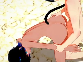 Yaoi - Catboy x Foxboy bareback twice - Sissy crossdress Japanese Asian Manga Anime Film  Game Porn Gay gay porn china massage