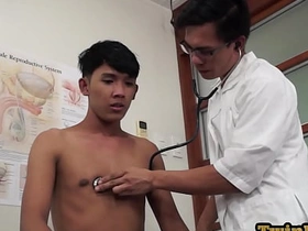 Asian doctor inspecting twinks tochis gay asian massage porn video