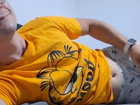 Horny College Lad Jerking wanting in Bed while waiting for StepDaddy japan flesh porn gay