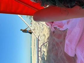 A Public Beach increased by A Twink korean black gay porn